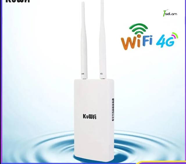 4G SIM Card Mobile WIFI outdoor Router KuWFi CPF905 LAN Արտաքին անտենա роутер Ռոուտեր երթուղիչ GSM 3G DVR IP