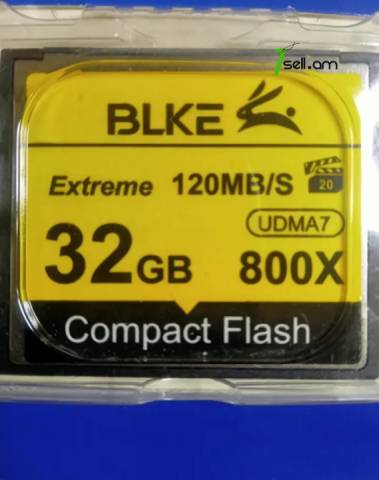 CompactFlash BLKE Extreme 32GB 120MB Компактная флешка Կոմպակտ ֆլեշ