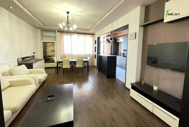 3 սենյականոց բնակարան նորակառույց շենքում Խորենացու փողոցում, 96 քմ, նախավերջին հարկ, 2 սանհանգույց