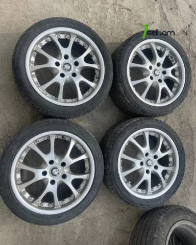 GGG. BMW R17 4հատ անվահեծ 2 հատ Համասեզոնային անվադողեր, 225/45 R17