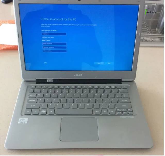Корпус + keyboard Acer Aspire S3 S3-391 ULTRABOOK S3-951 S5-391 V5 One 756, 725, 752, TravelMate B1 պահեստամաս