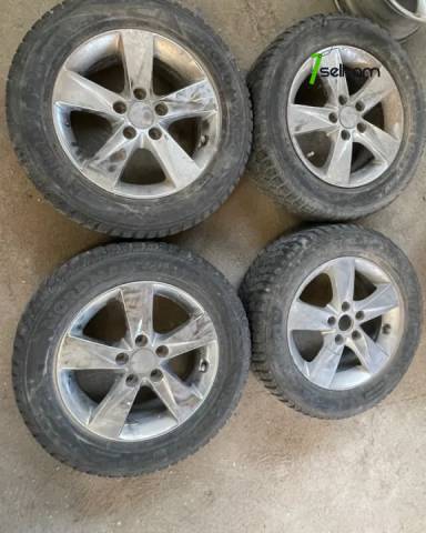 R16 Hyundai bantajj 4hat 5x114.3 Անիվներ անվահեծերով, ձմեռային անվադողեր, 225/60/R16