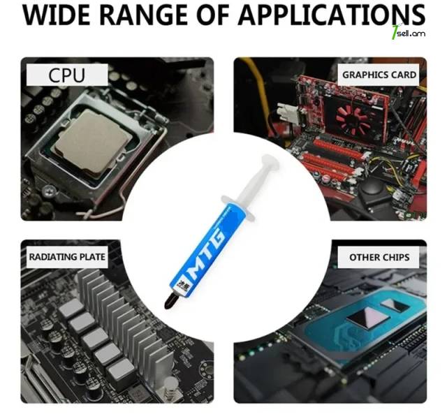 Термопаста MTG10 (10գ) ջերմային մածուկ Բարձորակ Termopasta Thermal Compound Conductive TP պաստա паста