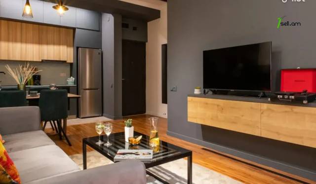 2 սենյականոց բնակարան նորակառույց շենքում Նիկողայոս Ադոնցի փողոցում, 43 քմ, 5/8 հարկ