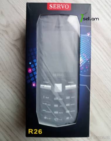 Оригинальный SERVO R26 2,4 "Мобильный телефон с TWS 5.0 Bluetooth для беспроводных наушников 3000mAh PowerBank