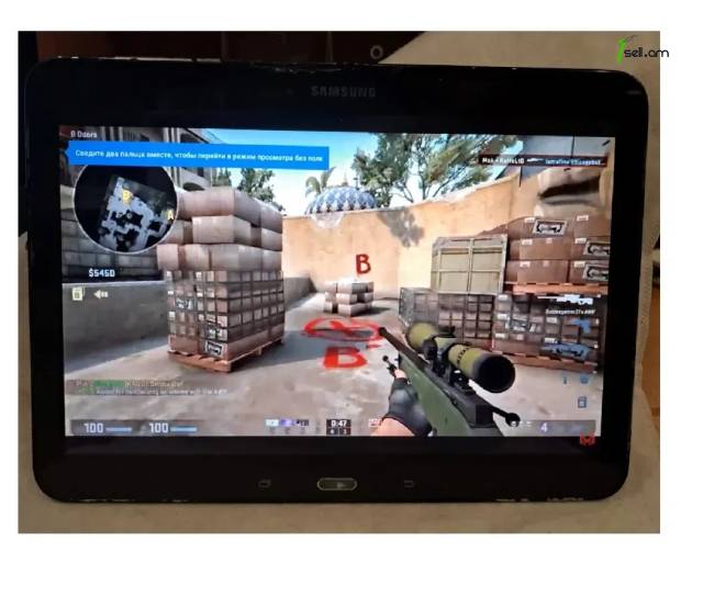 Պլանշետ Samsung Galaxy Tab 4 10.1" sim card 3G 4G RAM 1.5GB ROM 16GB Power 6800Mah планшет tablet