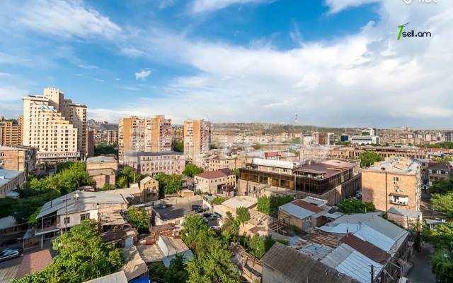 3 սենյականոց բնակարան նորակառույց շենքում Պարոնյան փողոցում, 101 քմ, 8/11 հարկ, բարձր առաստաղներ