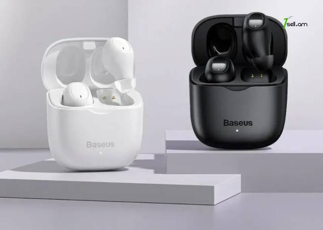 BaseUS True Wireless Earphones Encok W12 Black անլար ականջակալ беспроводная гарнитура