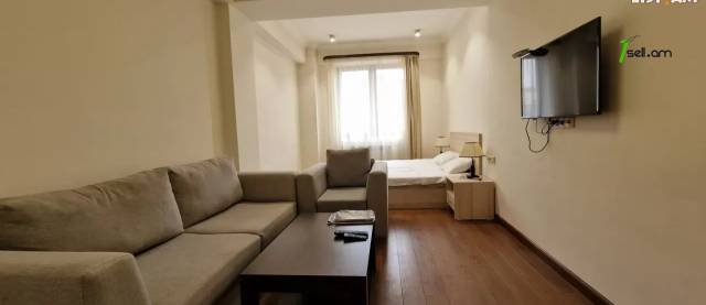 1 սենյականոց բնակարան նորակառույց շենքում կենտրոնում, 30 ք.մ., 3/16 հարկ, եվրովերանորոգված