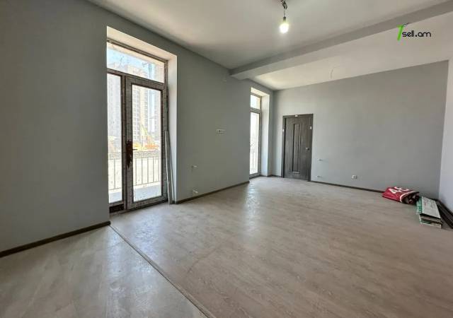 3 սենյականոց բնակարան նորակառույց շենքում Մելքումովի փողոցում, 61 ք.մ., 2/4 հարկ