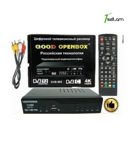 DVB-T2 թվային ընդունիչ DVB-009 FHD ալիքների Приставка для цифрового ТВ