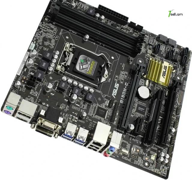 MB LGA 1151 ASUS B150M-C D3 i3 i5 i7 Matherboard Մայրպլատա Материнская плата materinka mainboard