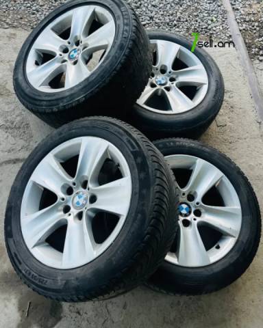 GGG. BMW r17 5x120 Անիվներ անվահեծերով, համասեզոնային անվադողեր, 225/55 R17