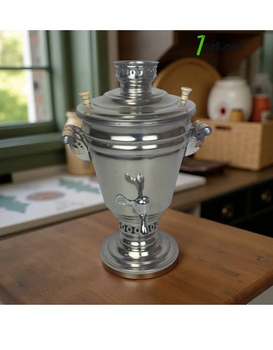 самовар на углях, 7 литров  ռուսական սամովար 