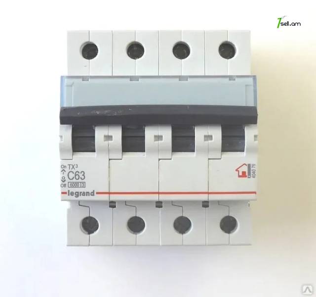 LEGRAND TX3 4P C63A ավտոմատ անջատիչ