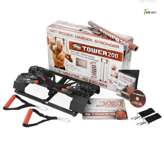 Քրոսովեր մարզասարք - Կոդ-10286 / Тренажер Tower 200 Door Body Full Gym Fitness Power Explosion