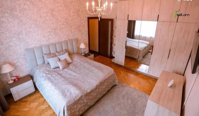 3 սենյականոց բնակարան Պուշկինի փողոցում, 119 ք.մ., 2 սանհանգույց, բարձր առաստաղներ