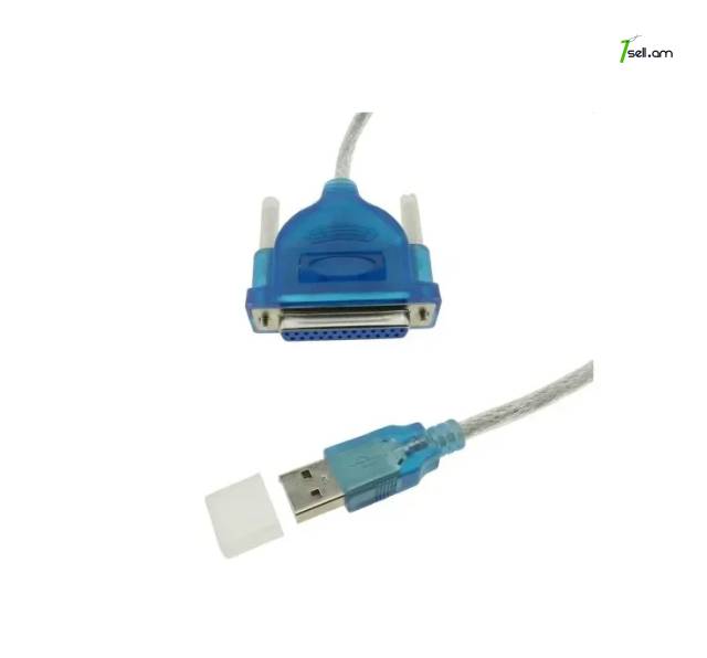 LPT DB25 Printer Cable converter from USB to parallel port A male to DB25 female конвертер Adapter հաստոց CNC