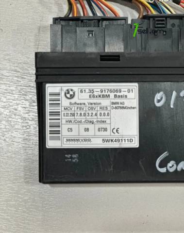 Comfort Control Unit ECU BCM BCU / Հարմարավետության մոդուլ, BMW 5 Series E60, 2008թ, Օրիգինալ պահեստամաս