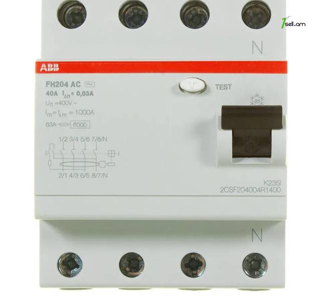 ABB FH204 (UZO) 4-P AC-40/0.03