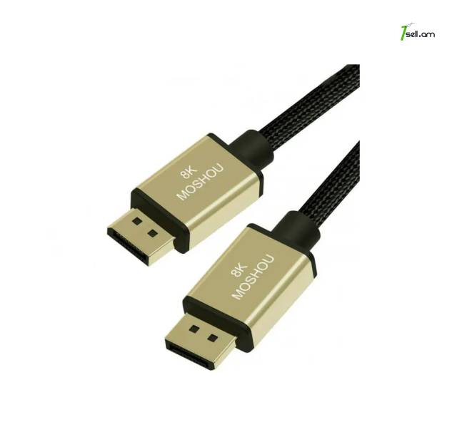 Cable DP to DP 8K 4K 1,4 144Hz 165Hz 32,4 Gbps HDR DisplayPort Display Port Cable մալուխ դիդպլեյ պորտ iMac Ma