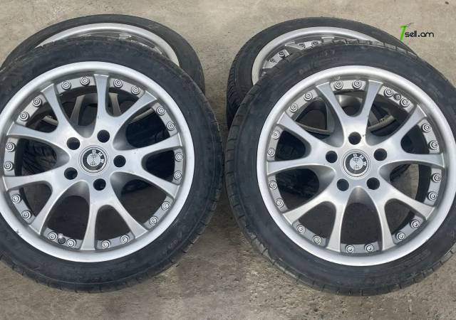 GGG. BMW R17 4հատ անվահեծ 2 հատ Համասեզոնային անվադողեր, 225/45 R17