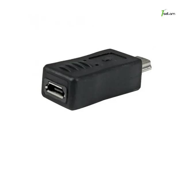 Micro USB to mini USB Adapter նաև ՀԴՄ LAN -ի համար ԱԴԱՊՏԵՐ АДАПТЕР переходник