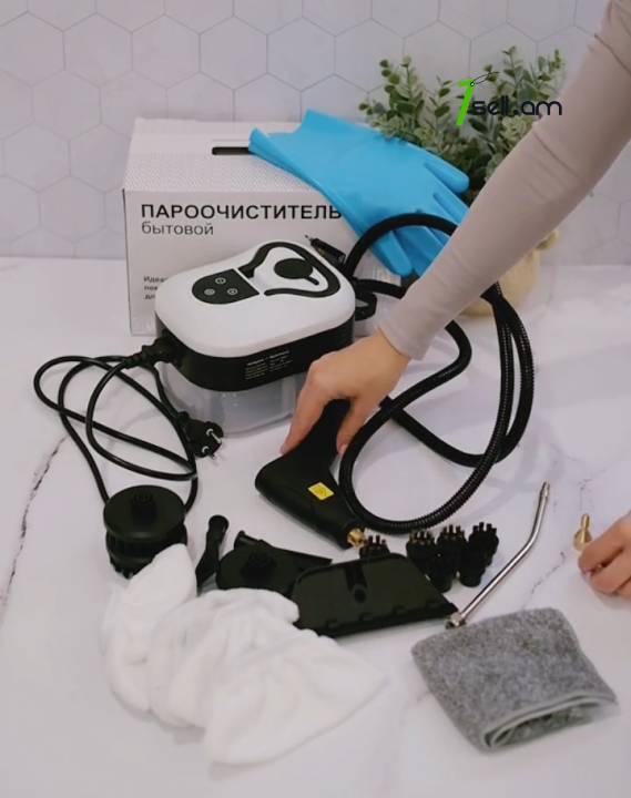 Կենցաղային գոլորշու մաքրիչ բազմաֆունկցիոնալ, տնային օգտագործման համար  🇷🇺 Русский  Бытовой пароочиститель  Multifunctional Household Steam Cleaner for Home Use