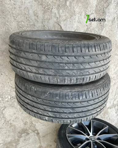 GGG. Delinte 2 հատ 90 + % Ամառային անվադողեր, 225/45 R18