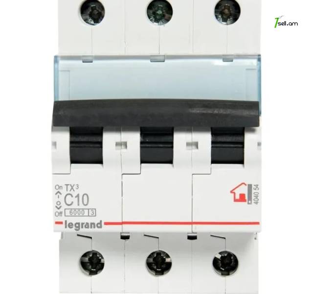 LEGRAND TX3 3P-C10 ավտոմատ անջատիչ