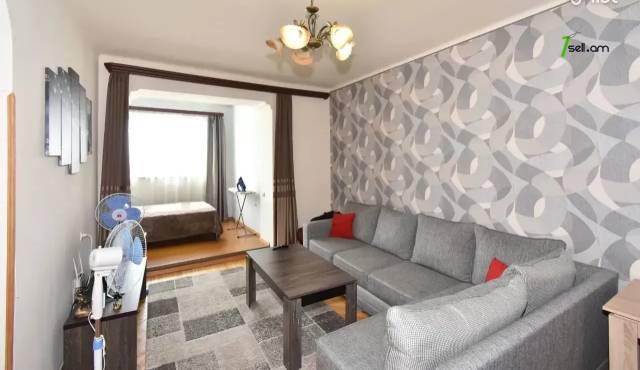 1 սենյականոց բնակարան Գյուլբենկյան փողոցում, 43 քմ, մի քանի պատշգամբ, եվրովերանորոգված, քարե շենք