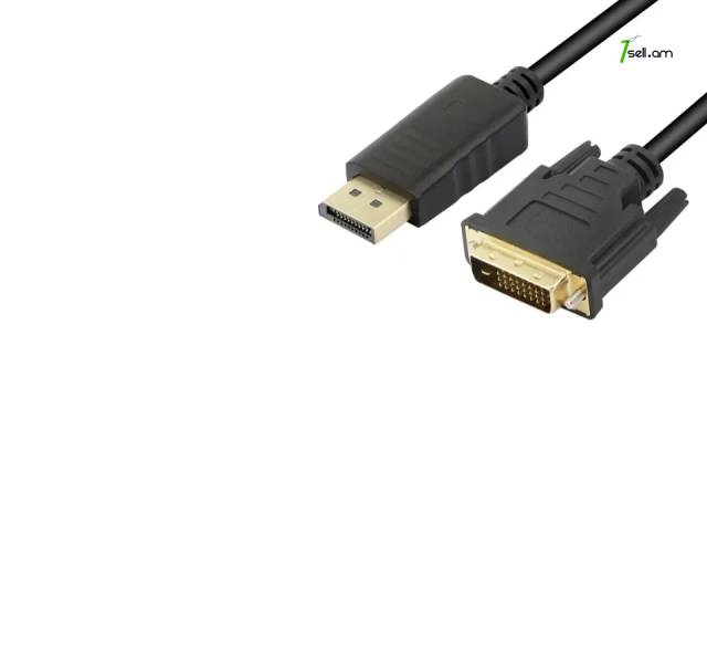 DP2DVI - DisplayPort DP to DVI кабель 1.8մ. cable լար malux kabel adapter