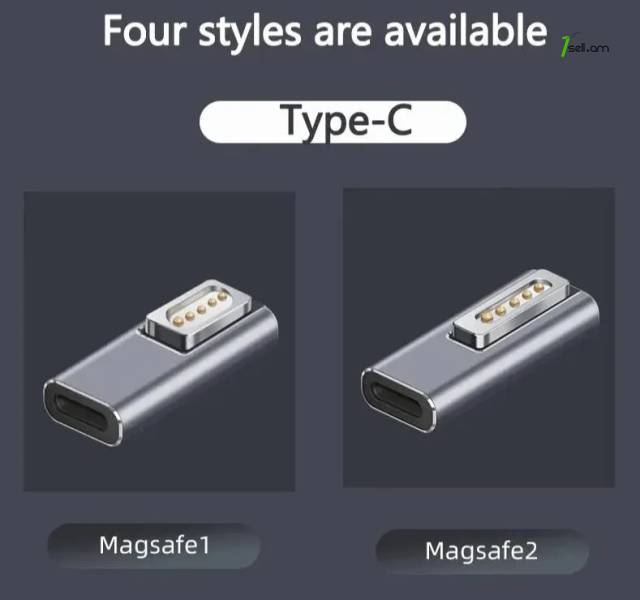 Magsafe 1 to PD TypeC 85W 60W 40W Apple Macbook Air Pro 1,8 м 18,5-20V 5A для моделей A1436 A1465 A1466