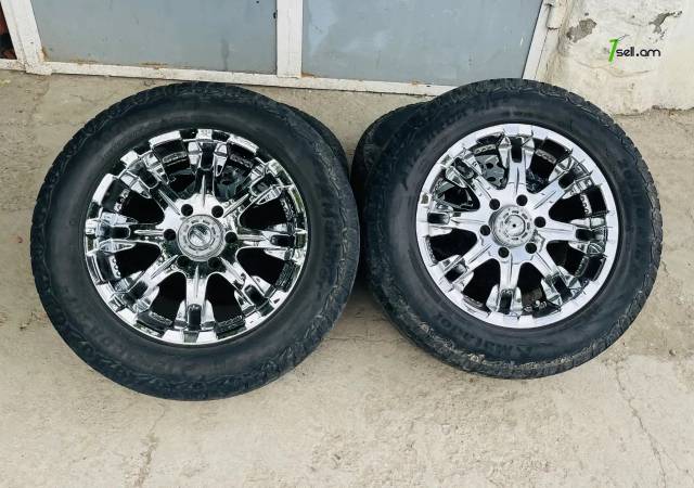 GGG.R18 6x139.7 Toyota Prado, Lexus GX, Mitshubishi4հատ Անիվներ անվահեծերով, համասեզոնային անվադողեր 265/60 R18