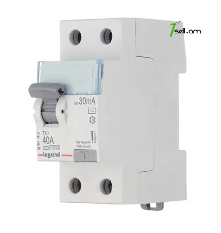 Legrand tx3 (uzo) 2p 40a ac-40/0.03