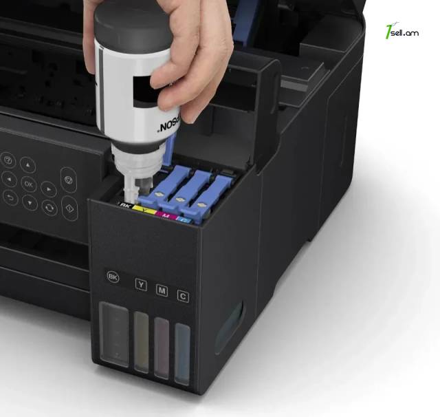 3in1 Epson L3100 գունավոր տպիչ принтер цветной printer color print xerox scan print