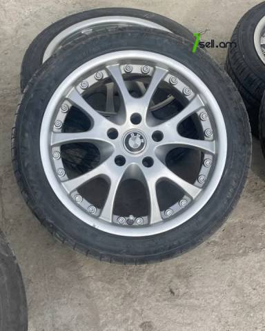 GGG. BMW R17 4հատ անվահեծ 2 հատ Համասեզոնային անվադողեր, 225/45 R17