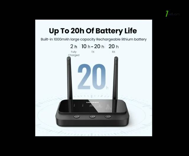 Ugreen Bluetooth Audio Receiver and Transmitter աուդիո ընդունիչ և հաղորդիչ AptX LL AptX HD Audio Adapter