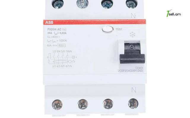 ABB FH204 (UZO) 4-P AC-25/0.03