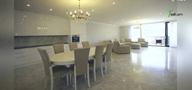 Ընդարձակ 4 սենյականոց բնակարան նորակառույց շենքում Վարդանանց փողոցում, 206 քմ, 20/23 հարկ