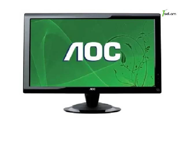 19" մոնիտոր AOC 936SWA монитор monitor էկրան LCD 1366x768 VGA USB2.0