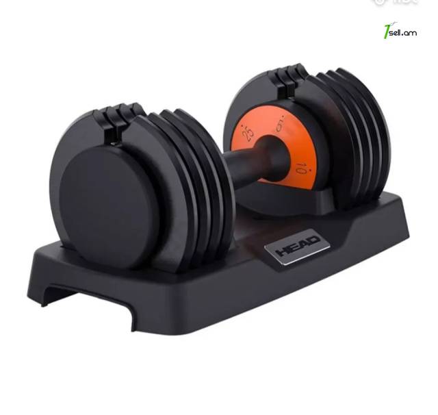 Փոփոխվող քաշով գանտել 2x25LB (2x11,7կգ) HEAD