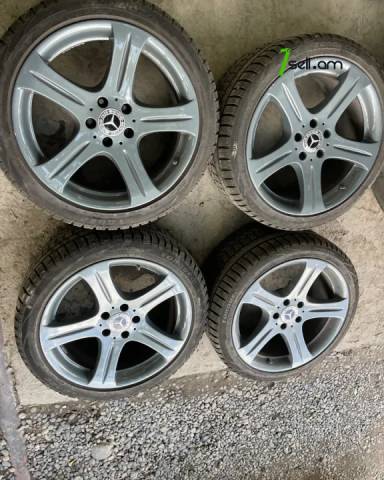 GGG.R18 4հատ 5x112 Լեն ու նեղ Անիվներ անվահեծերով, ձմեռային անվադողեր, 265/35 R18 245/40 R18 80-90%