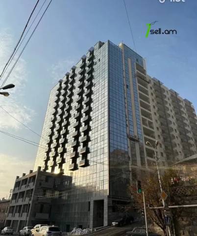 3 սենյականոց բնակարան նորակառույց շենքում Ռոստոմի փողոցում, 76 քմ, 9/15 հարկ, բարձր առաստաղներ