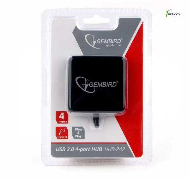 USB 2.0 HUB 4x PORT USB Cable ХАБ switch svich սվիչ հաբ концентратор