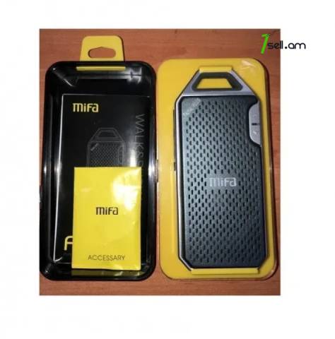 MIFA F4 Беспроводная Bluetooth-динамик с микрофоном Крючок для Micro SD դինամիկ Բարձրախոս AUX