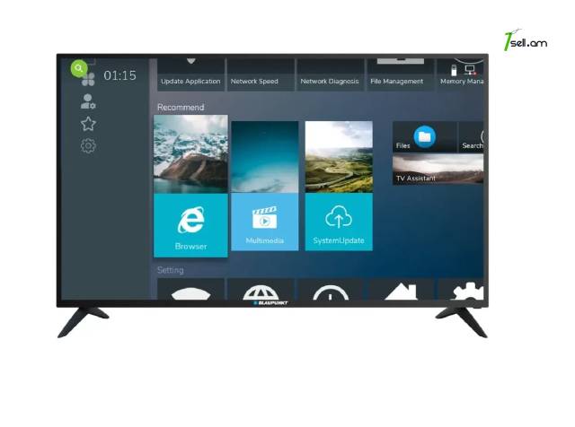 Blaupunkt 49UK950 smart 49" 123սմ FullHD 4K նորի պես, գրեթե չօգտագործված LED հեռուստացույց DVB-T2