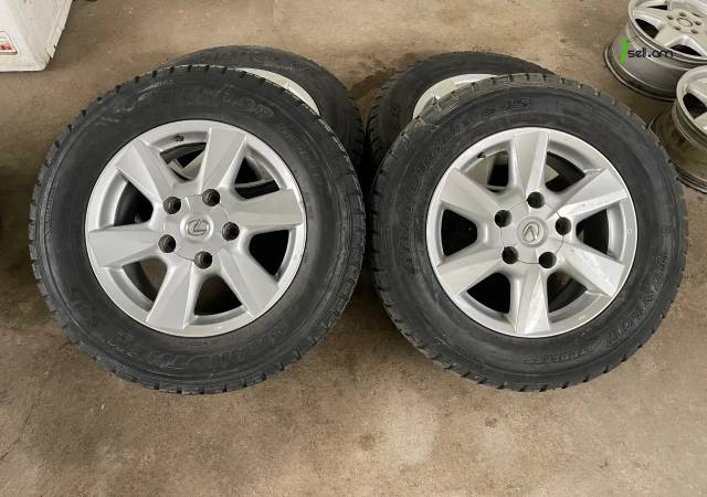 GGG.R18 4հատ Lexus LX, Անիվներ անվահեծերով, ձմեռային անվադողեր, DUNLOP 275/60/R18 90%