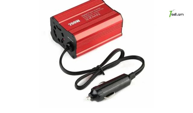 12v-220v 200W Ինվերտոր DDRADON INVERTER Универсальный Автомобильный Инвертор напряжения