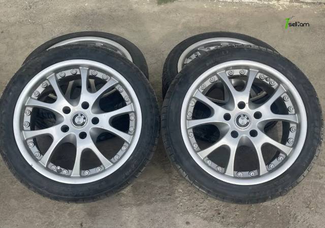 GGG. BMW R17 4հատ անվահեծ 2 հատ Համասեզոնային անվադողեր, 225/45 R17